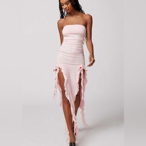 Lioness Rendezvous Strapless Dress - Blush